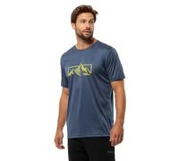 Jack Wolfskin Men’s functional shirt Peak Graphic T-Shirt Men S evening sky Evening Sky