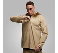 Jack Wolfskin Men’s rain jacket with hood Prelight 2.5L Backlength Jacket Men M hazel wood hazel wood