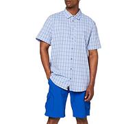 Jack Wolfskin Men's Rays Stretch Vent, Shirt Blue Checks, Medium