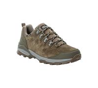 Jack Wolfskin Men's Refugio Texapore Low M Walking Shoe, Cold Coffee, 7.5 UK