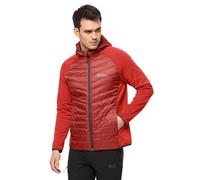 Jack Wolfskin Men's Routeburn Pro HybridM Fleece Jacket, Strong Red, M