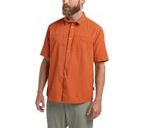 Jack Wolfskin Men's Sierra Canyon Ss Shirt M, Burnt Orange, L