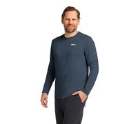 Jack Wolfskin Men's Thermal L/S M Hiking Shirt, Midnight Sky, S