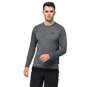 Jack Wolfskin Men's Sky Thermal T-Shirt, Ebony, XL