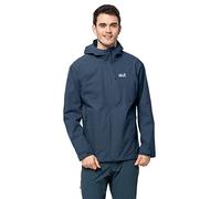 Jack Wolfskin Men's Standard Eagle Peak Jacket, Thunder Blue, Small
