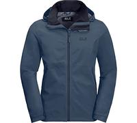 Jack Wolfskin Men's Standard Evandale Jacket, Thunder Blue, Medium