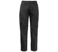 Jack Wolfskin Men's Standard Overland Zip Away Pants, Black, XS