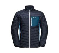 Jack Wolfskin Men's Standard Routeburn Jacket, Night Blue, Large