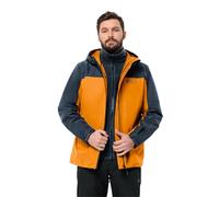 Jack Wolfskin Men's Taubenberg 3in1 JKT M Jacket, Safflowers, M