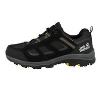 Jack Wolfskin Men's Vojo 3 Texapore Low M Hiking Shoe, Black Burly Yellow Xt, 8.5 UK