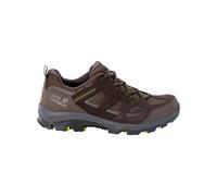 Jack Wolfskin Men's Vojo 3 Texapore Low M Hiking Shoe, Dark Brown Lime, 10 UK