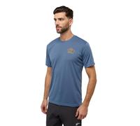 Jack Wolfskin Men's Vonnan Graphic T M T-Shirt, Nature Blue, S