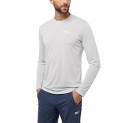 Jack Wolfskin Men’s long-sleeved functional shirt Vonnan LS T-Shirt Men S cool grey Cool Grey