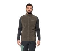 Jack Wolfskin Men's Waldsteig Fz Vest M, Cold Coffee/Cold Coffee, S