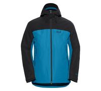 Jack Wolfskin Mens Wild Places 3-in-1 Waterproof Jacket Size: Extra Large, Colour: Blue