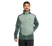 Jack Wolfskin Men's windproof softshell jacket Skyvail Jacket Men 3XL green zinnia green zinnia