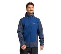 Jack Wolfskin Men's windproof softshell jacket Skyvail Jacket Men L blue orchid blue orchid