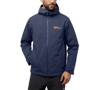 Men's Jack Wolfskin Mens Wisper Waterproof Hooded Jacket - Navy - Size: 44/Regular