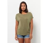 Jack Wolfskin Mola Short Sleeve T-shirt Green S Women