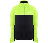 Jack Wolfskin Morobbia Long Sleeve Zip Up Logo Mens Green/Black Jacket 1307451_3