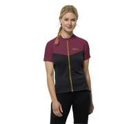 Jack Wolfskin Morobbia Fz Short Sleeve T-shirt Purple M Women