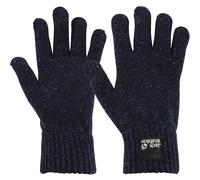Jack Wolfskin Nature Knit Knitted Winter Wool Gloves - Night Blue - L