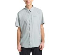 Jack Wolfskin Breathable T-shirt with UV protection men Norbo S/S Shirt Men L cool grey check Cool Grey Check