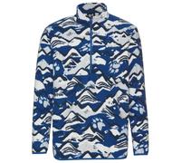 Jack Wolfskin Men's fleece jumper with half zip and all-over print Paw ERA 100 Print HZ Men L mountain paw blue orchid MOUNTAIN PAW blue orchid