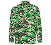 Jack Wolfskin - Paw Era 100 Print Halfzip - Fleece jumper size L, green