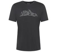 Jack Wolfskin - Peak Graphic T-Shirt - Sport shirt size XXL, grey/black