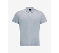 Jack Wolfskin Pikeh Short Sleeve Polo Shirt Light Blue Grey - S