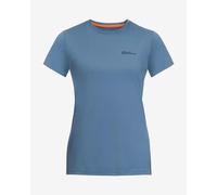 Jack Wolfskin Prelight Trail Short Sleeve T-Shirt Light Blue Women - XS