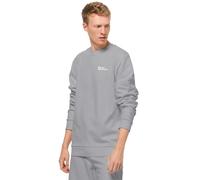 Jack Wolfskin Pullover aus Bio-Baumwolle Herren Essential Crewneck Men 2XL rainstorm Rainstorm