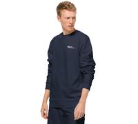 Jack Wolfskin Pullover aus Bio-Baumwolle Herren Essential Crewneck Men L blue night blue