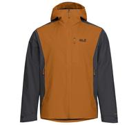 Jack Wolfskin Men’s waterproof rain jacket with hood Rainrush 2L Jacket Men S autumn leaves autumn leaves