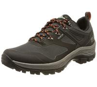 Jack Wolfskin Men's Rebellion Guide Texapore Low M Walking Shoe, Black/Orange, 9.5 UK