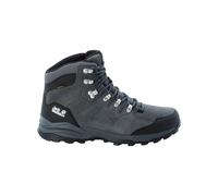 Jack Wolfskin REFUGIO TEXAPORE MID M, Men’s Walking Shoe, grey / black,