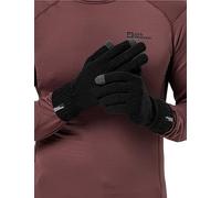 Jack Wolfskin Rib Glove, Black, L