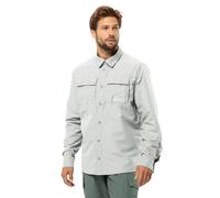Jack Wolfskin Shirt with mosquito and sun protection men Barrier LS Shirt Men M cool grey Cool Grey