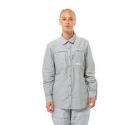 Jack Wolfskin Shirt with mosquito and sun protection women Barrier LS Shirt Women L cool grey Cool Grey