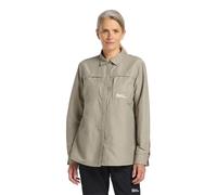 Jack Wolfskin Shirt with mosquito and sun protection women Barrier LS Shirt Women S stone stone