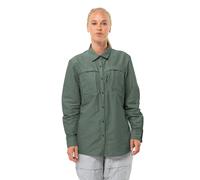 Jack Wolfskin Shirt with mosquito and sun protection women Barrier LS Shirt Women XS hedge green Hedge Green