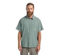 Jack Wolfskin Short-sleeved shirt checked men Meseta Shirt Men M check sago palm CHECK sago palm