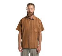 Jack Wolfskin Short-sleeved shirt checked men Meseta Shirt Men S check autumn leaves CHECK autumn leaves