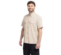 Jack Wolfskin Wild Nep Short Sleeve Shirt Beige XL Men