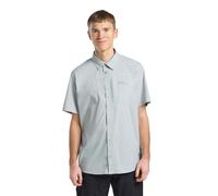 Jack Wolfskin Short sleeved shirt with sun protection men Norbo S|S Shirt Men L cool grey check Cool Grey Check