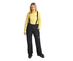 Jack Wolfskin Ski trousers with suspenders and RECCO® tracking system women Flowline Pro 2L Ins Pants Women XL black black
