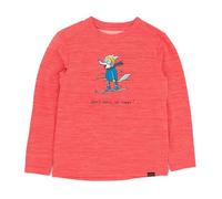 Jack Wolfskin Skiing Wolf Sweatshirt Children's Sweatshirt - Clear Red, 128