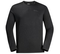 Jack Wolfskin Men's Sky Thermal L/S M Hiking Shirt, Black, XL