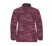 Jack Wolfskin Small Women's Big Sky Half Zip Fleece In Raisin A65449_5114_A10